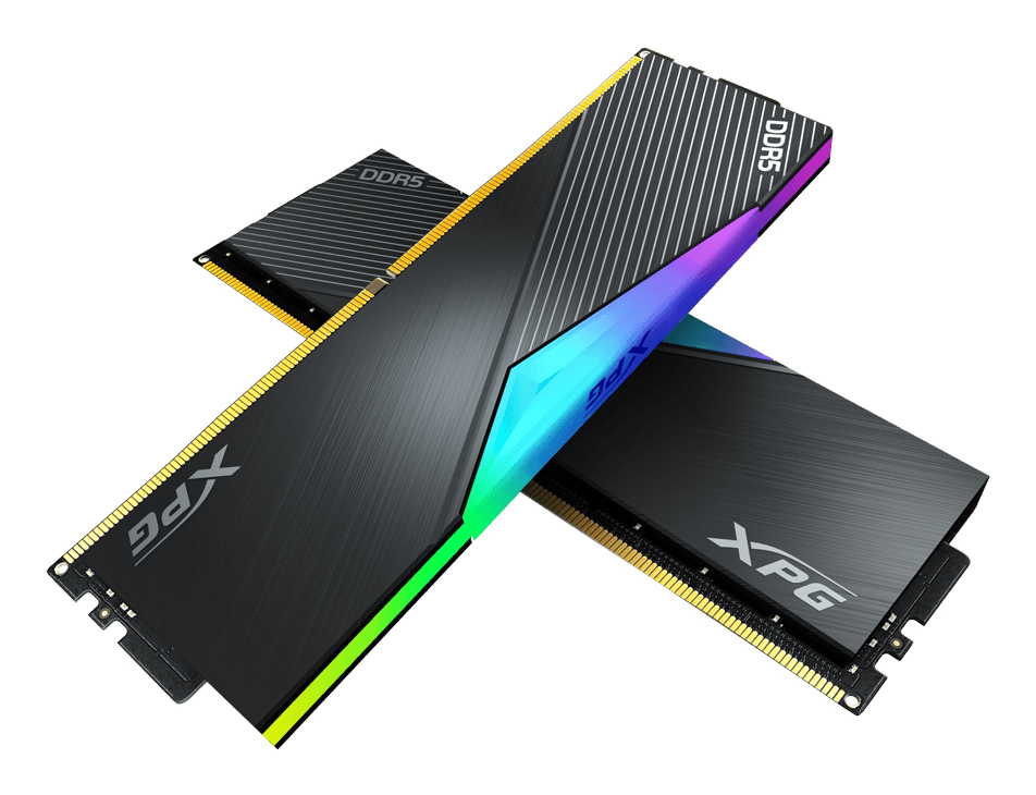 Memoria RAM DDR5 DIMM 32GB 6400MHz CL32, XPG Lancer RGB, Color Negro. AX5U6400C3232G-CLARBK