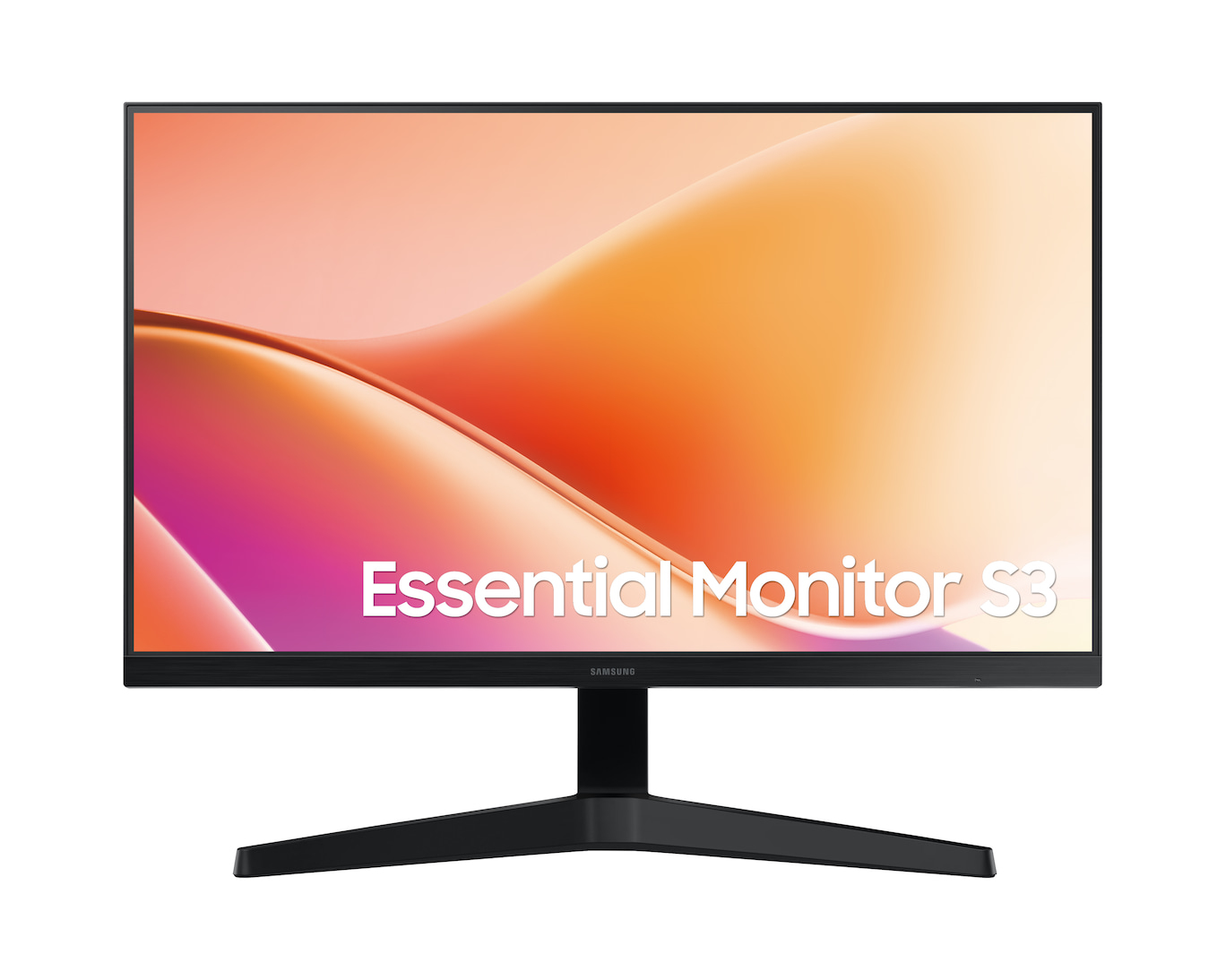 Monitor 24" 1920x1080 100Hz 5ms, Samsung Essential S3 S24F334EAL, Panel VA, 1 HDMI + 1 VGA, VESA 100mm, Color Negro - imagen 5