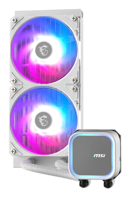 Enfriamiento Liquido 240mm MSI MAG Coreliquid A13 240, ARGB, Color Blanco