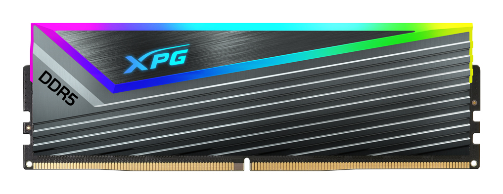 Kit de Memoria RAM DDR5 DIMM 32GB (2x16) 6400MHz CL32 XPG CASTER RGB, Color Gris. AX5U6400C3216GDCCARGY