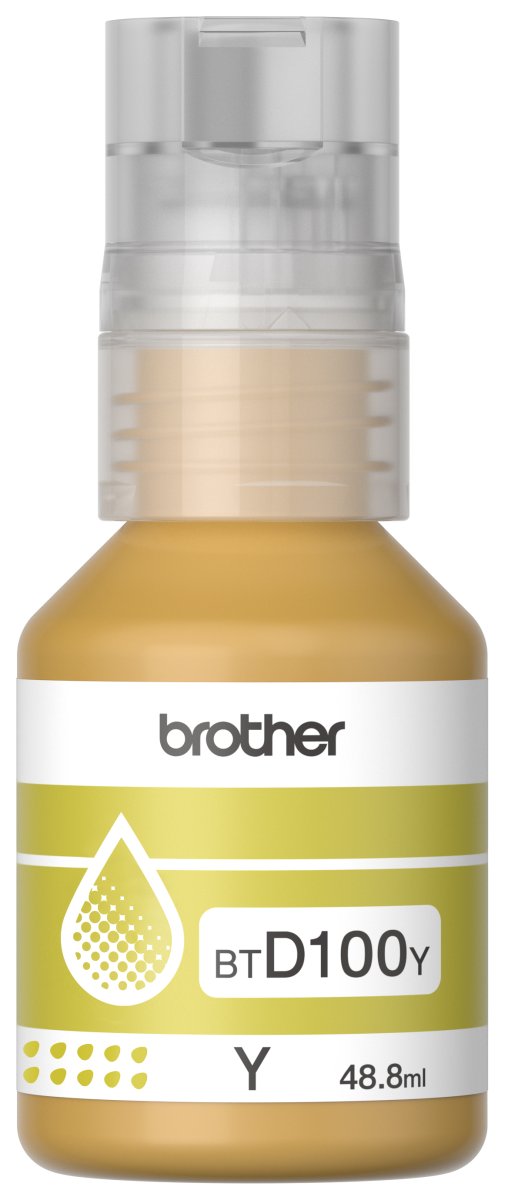Botella Brother BTD100Y, amarillo, 5,000 páginas - imagen 2