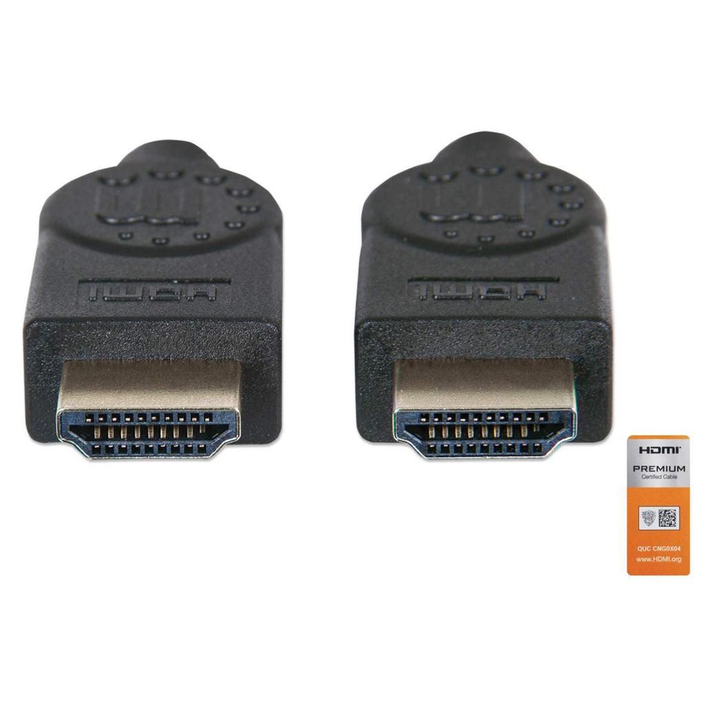 Cable de Video 5m HDMI a HDMI Manhattan 355360, 4K 60Hz, Premium High Speed con Ethernet, Color Negro - imagen 3