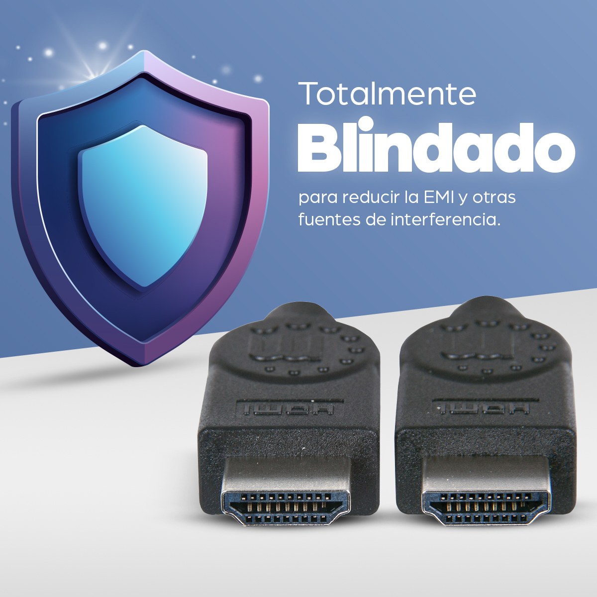Cable de Video 1m HDMI a HDMI Manhattan 308816, Hasta 4K 30Hz, Chapado en Oro, Color Negro - imagen 5