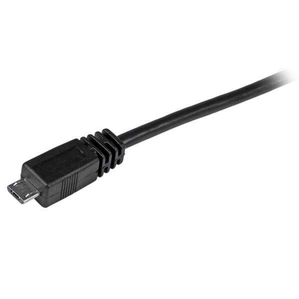 Cable USB-A 2.0 a Micro-USB 2.0 0.9m Startech UUSBHAUB3, 480Mbps, Color Negro - imagen 3