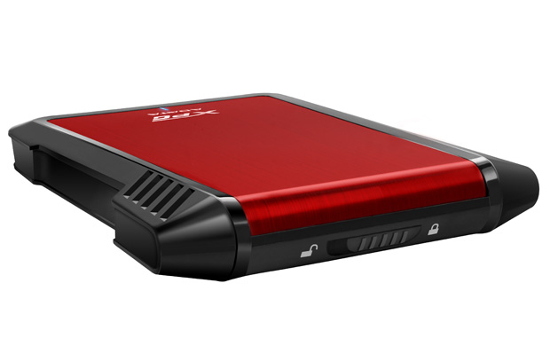 Enclosure para Disco 2.5" SATA, XPG EX500, USB-A 3.1, Carcasa de plastico, Color Rojo