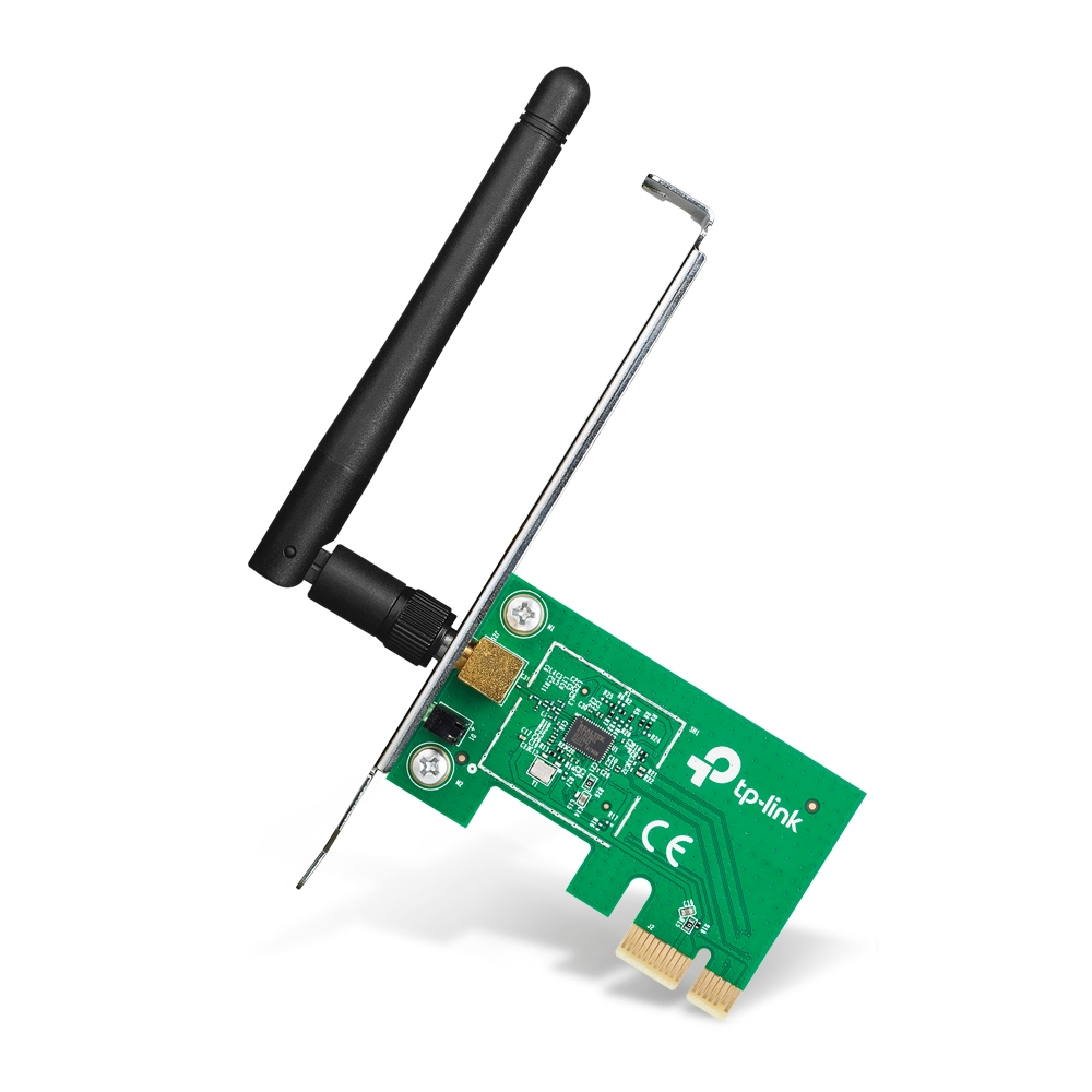 Tarjeta de Wi-Fi PCIe TP-Link TL-WN781ND, 1 Antena 2.4GHz 150Mbps, 2dBi - imagen 1