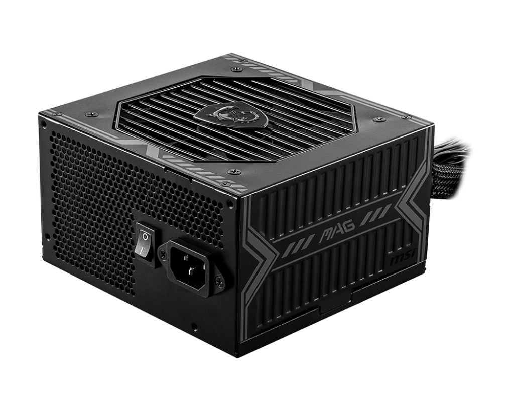 Fuente de Poder 750W 80+Bronce MSI MAG A750BN PCIE5. 1x 24pin, 2x 8pin CPU, 2x 8pin PCIE, 1x 12VHPWR, Color Negro - imagen 1