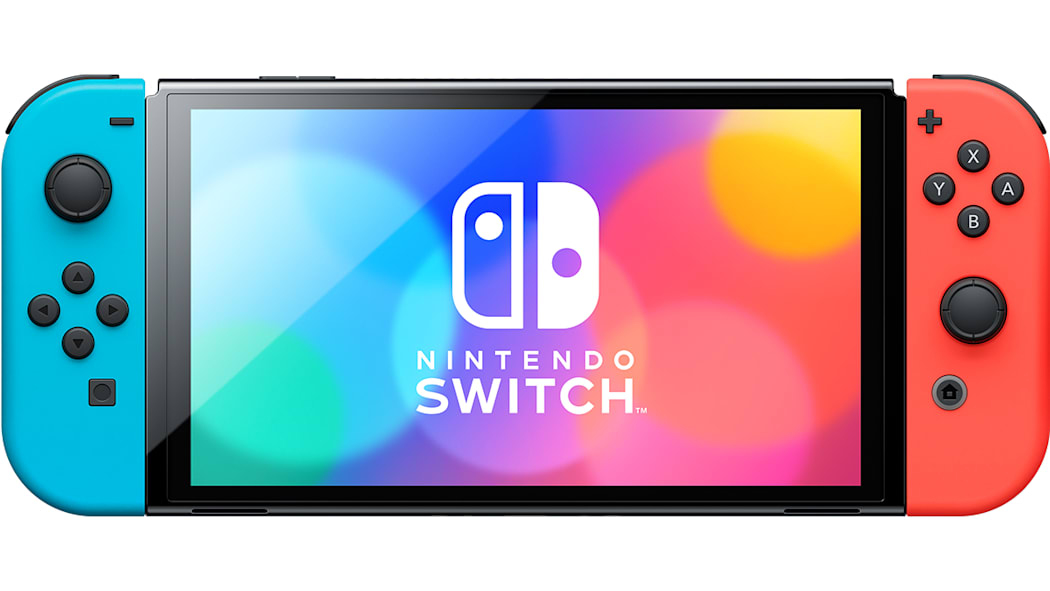 Nintendo Switch Oled Neon rojo y azul 64 - imagen 2