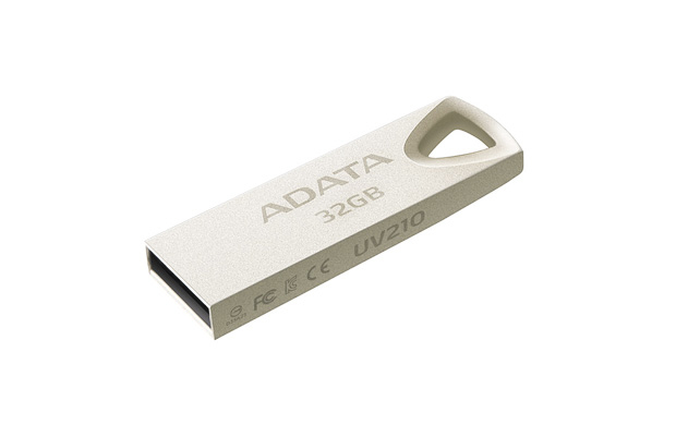 Memoria USB-A 32GB Adata UV210, USB 2.0, Metálica, Color Dorado - imagen 3