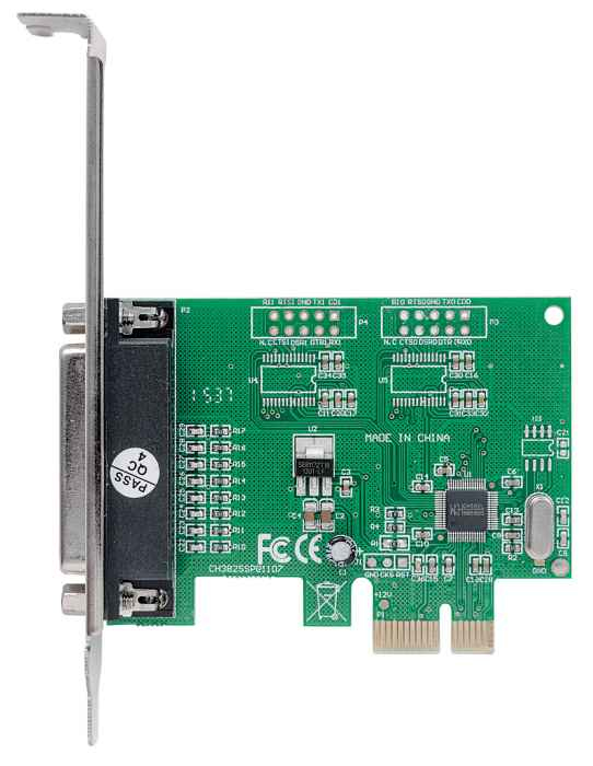 Tarjeta PCIe Paralelo Manhattan 152099, 1x DB25 - imagen 3