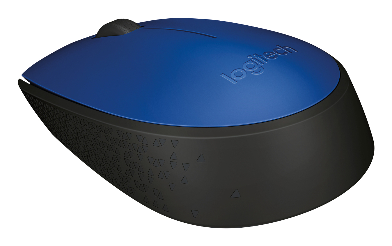 Mouse Inalámbrico Logitech M170, RF, 1,000dpi, Bateria AA, Color Azul/Negro