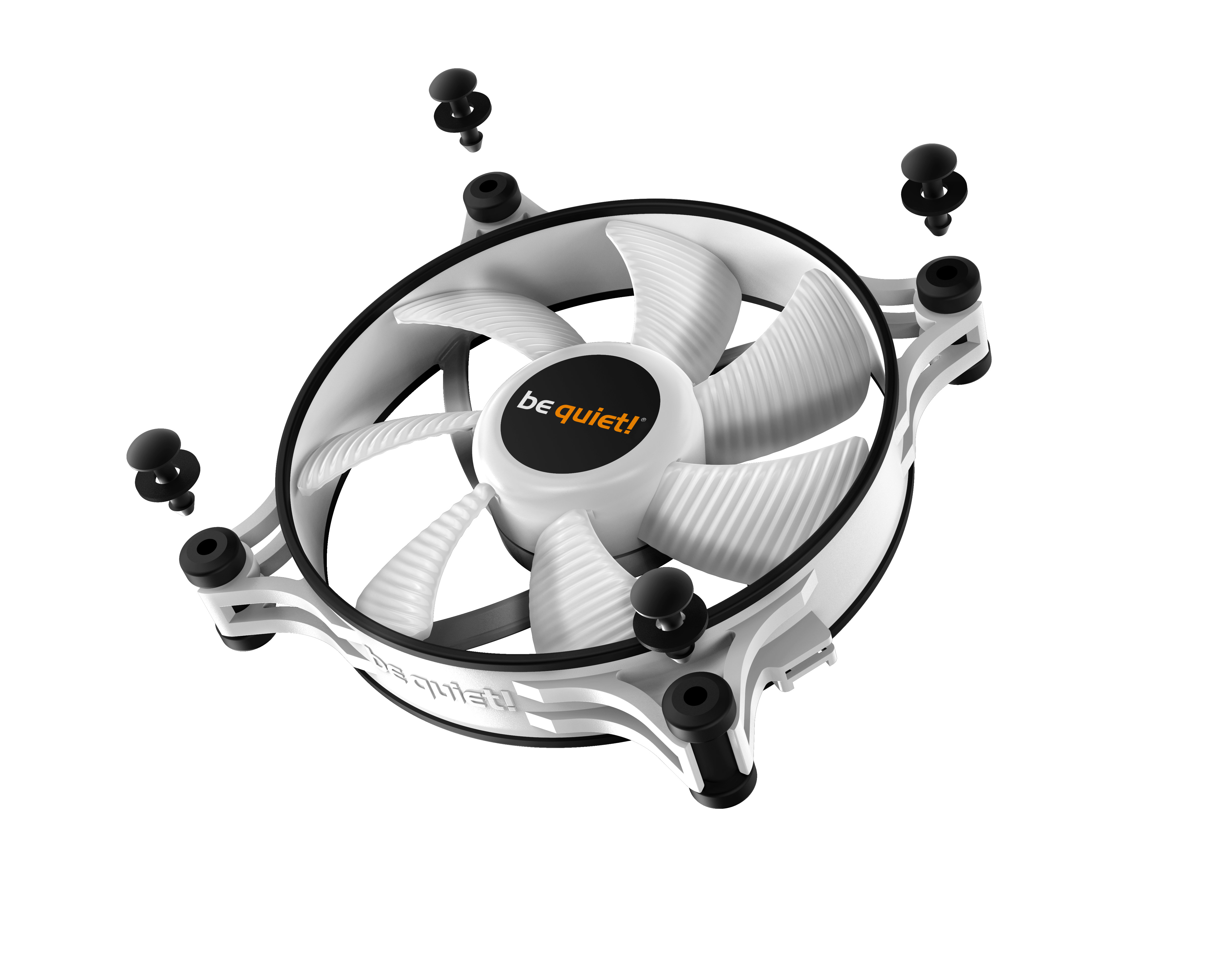 Ventilador 120mm Be Quiet! Shadow Wings 2 PWM, 1100 RPM, Color Blanco