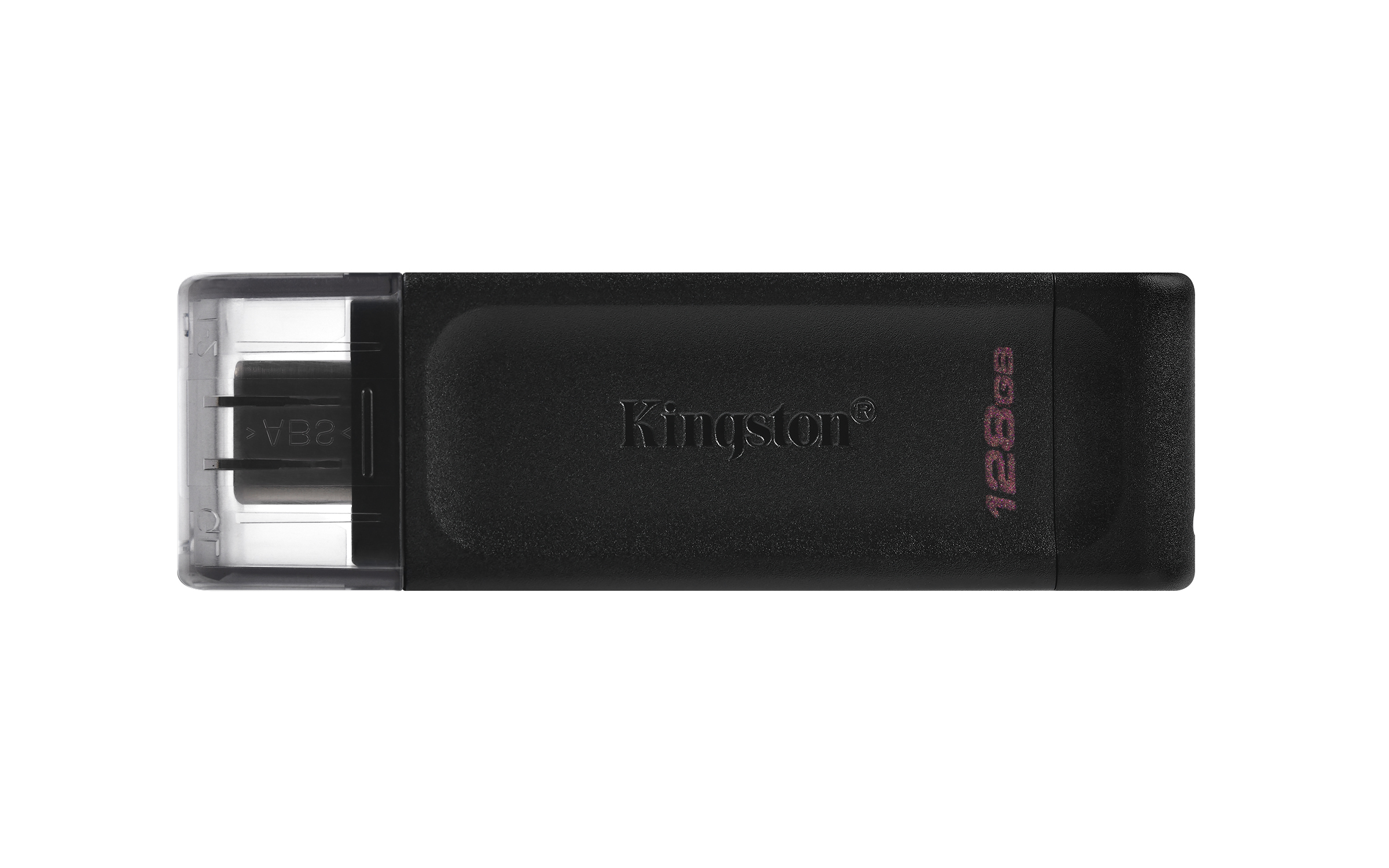 Memoria USB-C 128GB Kingston DataTraveler 70, USB 3.2 Gen 1, Color Negro - imagen 1