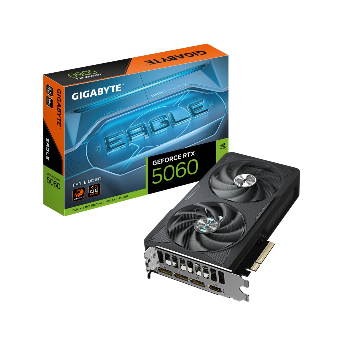 Tarjeta de Video Nvidia RTX5060 Gigabyte Eagle OC 8GB - imagen 1