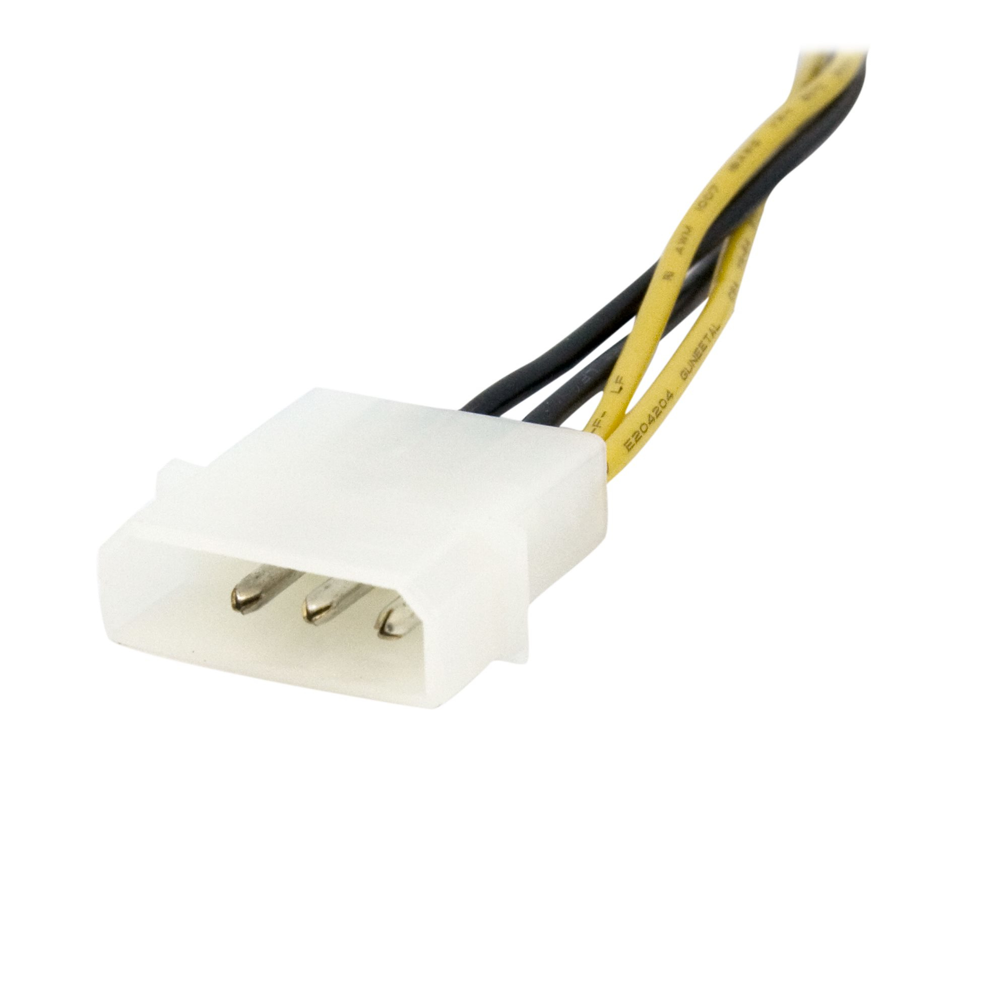 Cable 15cm Adaptador de Fuente de Poder 4 Pines a 8 Pines EPS con LP4 - Hembra a Macho StarTech.com EPS48ADAP - imagen 3