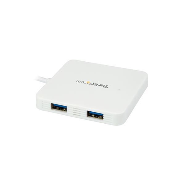 Hub USB-C Startech HB30C3APDW, 3x USB-A 3.0, 1x USB-C 3.1. Plástico, Color Blanco - imagen 2
