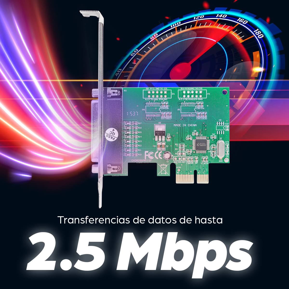 Tarjeta PCIe Paralelo Manhattan 152099, 1x DB25 - imagen 5