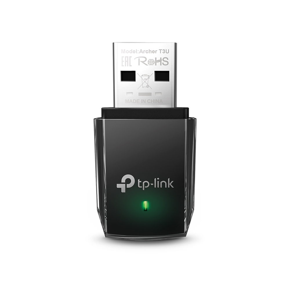 Adaptador de Wi-Fi USB-A Tp-Link Archer T3U, 2.4GHz 400Mbps/5GHz 867Mbps