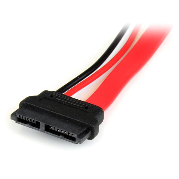 Adaptador Slimline SATA a SATA con Alimentación, 15cm, Hembra a Macho, StarTech.com SLSATAADAP6 - imagen 3