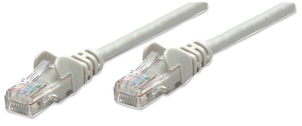 Patch Cord Cat5e 5m Intellinet 319812, Hasta 1000Mbps, Color Gris
