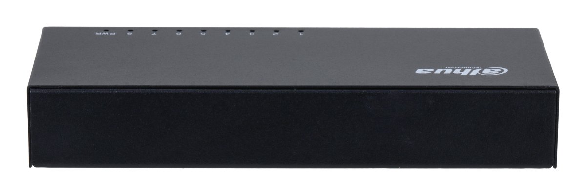 Switch 8 Puertos 10/100 p/Escritorio Dahua DH-PFS3008-8ET-L, Caja de Plástico - imagen 2