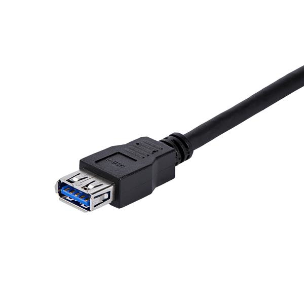 Extension USB-A 3.0 1m Startech USB3SEXT1MBK, 5Gbps, Color Negro - imagen 3