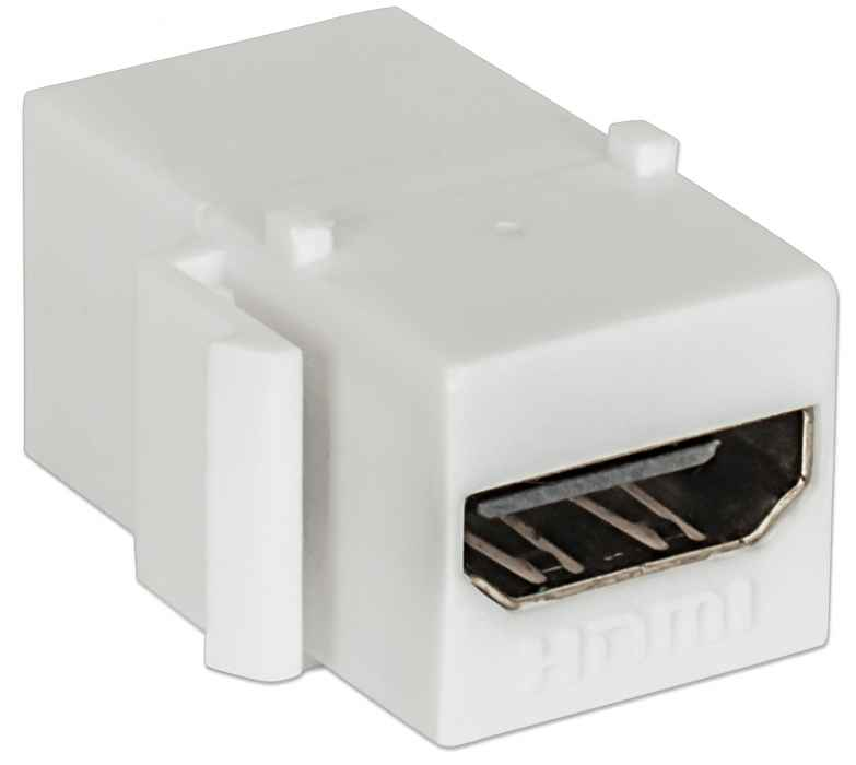 Inserto HDMI Intellinet 771351, Hembra-Hembra, Color Blanco, Soporta 4K - imagen 2