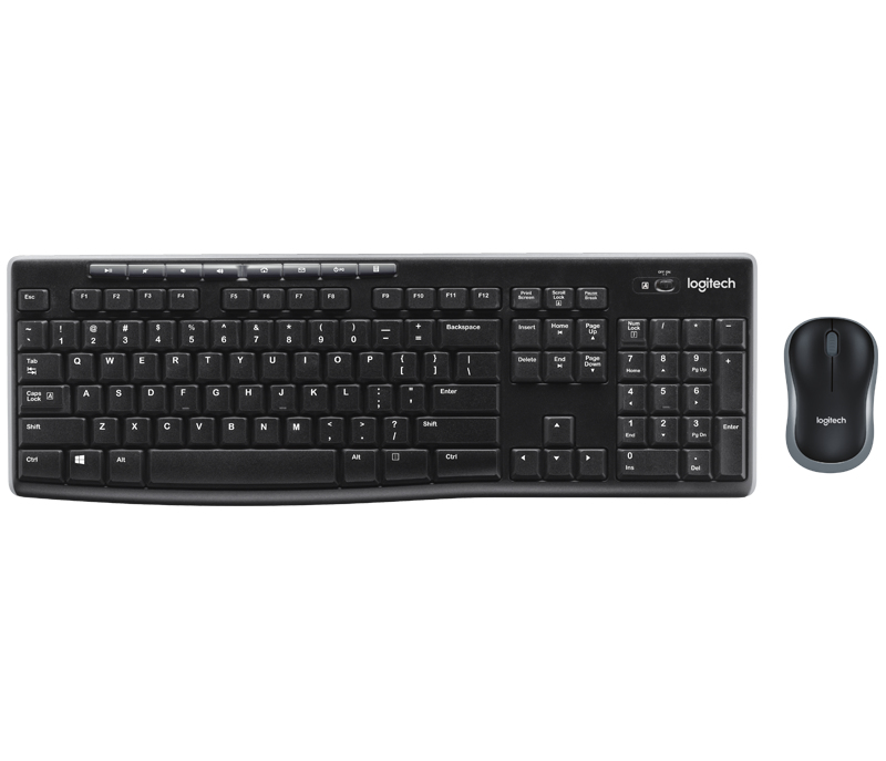 Kit Teclado/Mouse Logitech MK270 Ingles