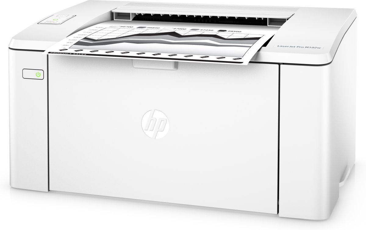 Impresora Láser Monocromática HP LaserJet Pro M102w, Inalámbrica, Hasta 23 ppm, Tóner CF217A - imagen 2