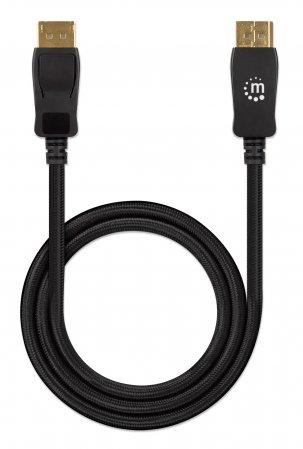 Cable de Video 2m DisplayPort a DisplayPort 1.4 Manhattan 353618, 8K 60Hz, 4K 144Hz, 1080p 240Hz, Color Negro - imagen 5