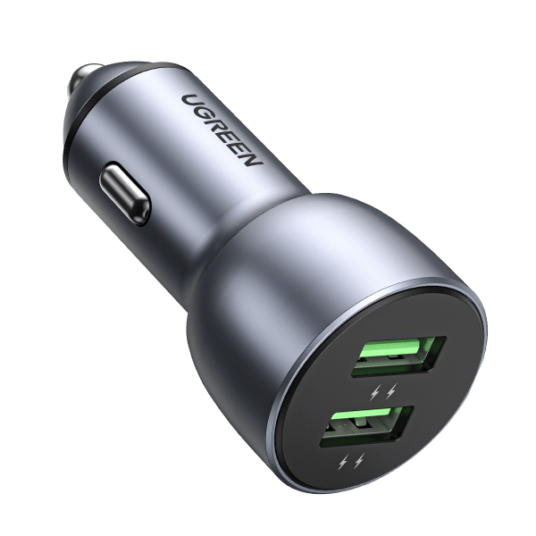 Cargador de coche Ugreen 36w 2 usb 10144 - imagen 1