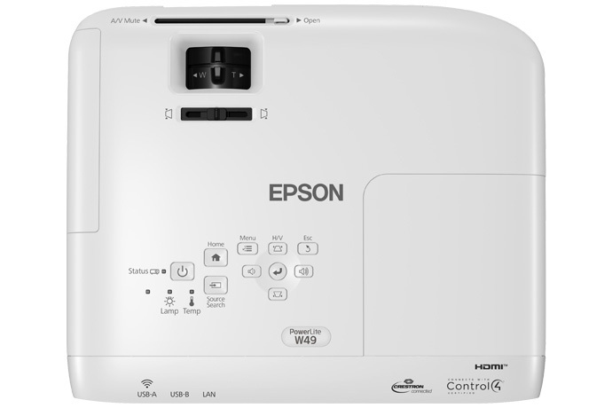 Proyector Epson PowerLite W49 - imagen 2