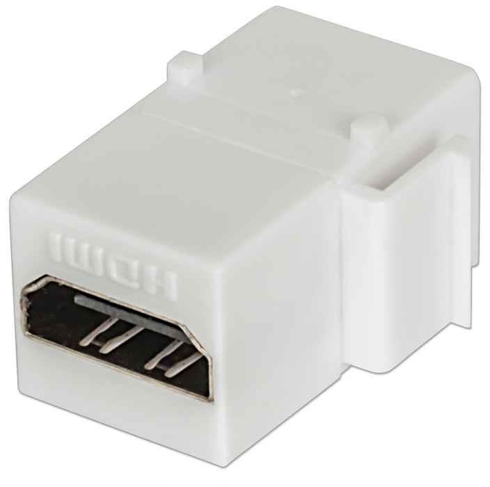 Inserto HDMI Intellinet 771351, Hembra-Hembra, Color Blanco, Soporta 4K - imagen 3