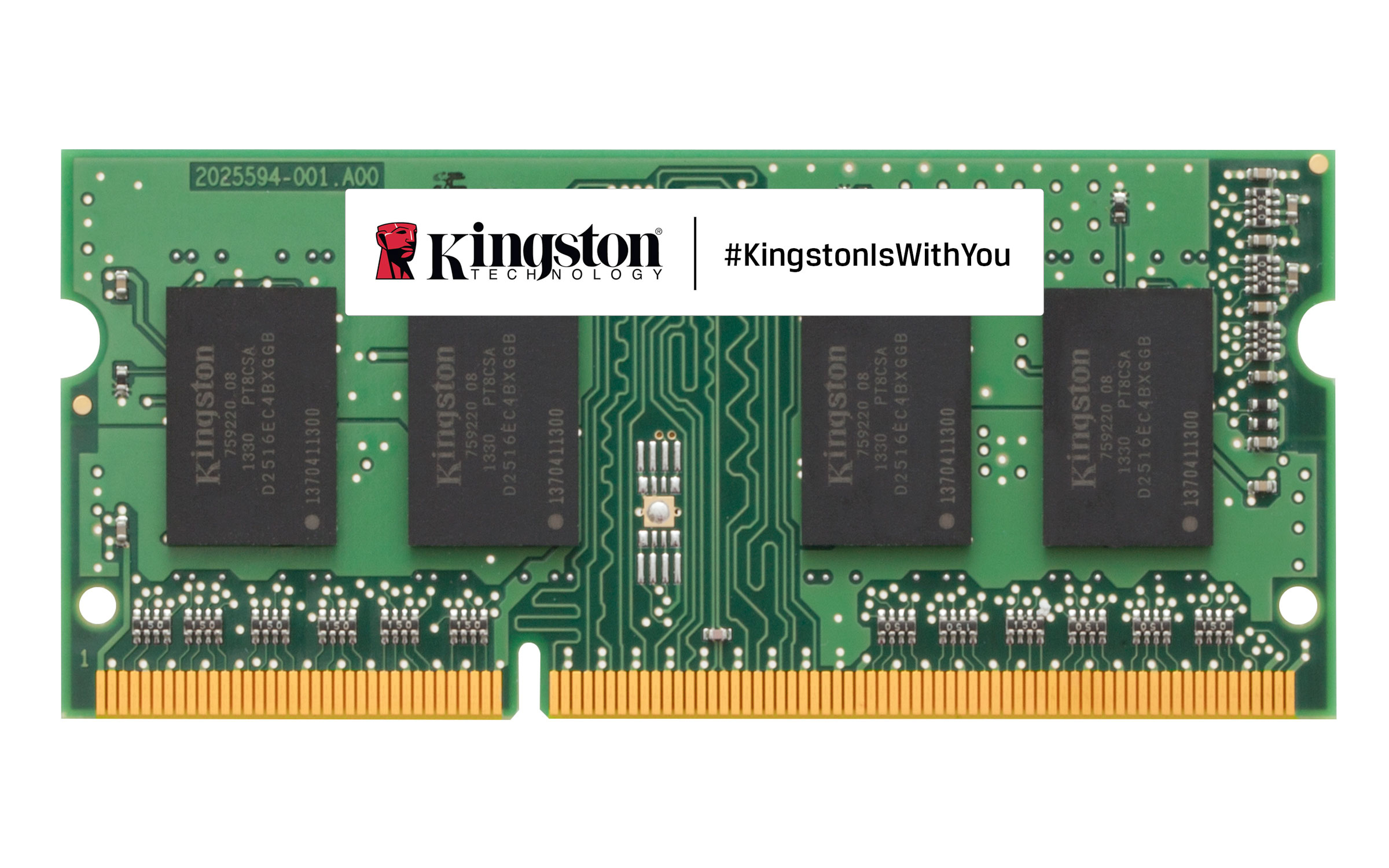 Memoria RAM DDR3L SO-DIMM 4GB 1600MHz CL11, Kingston, Color Verde. KVR16LS11D6A/4WP - imagen 1