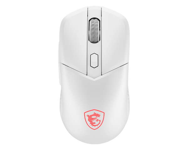 Mouse Inalámbrico Tri-Modo MSI Versa 300, 8,000dpi, 60g, 6 Botones, RGB, Color Blanco - imagen 1