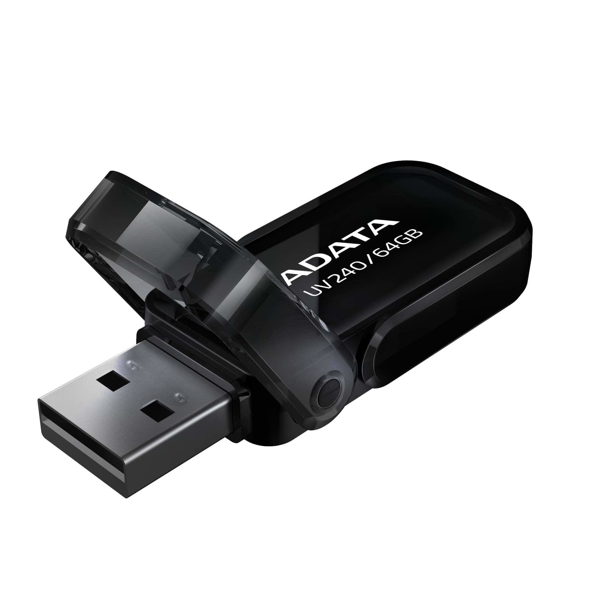MEM. USB 2.0 64GB NEG. AUV240-64G-RBK