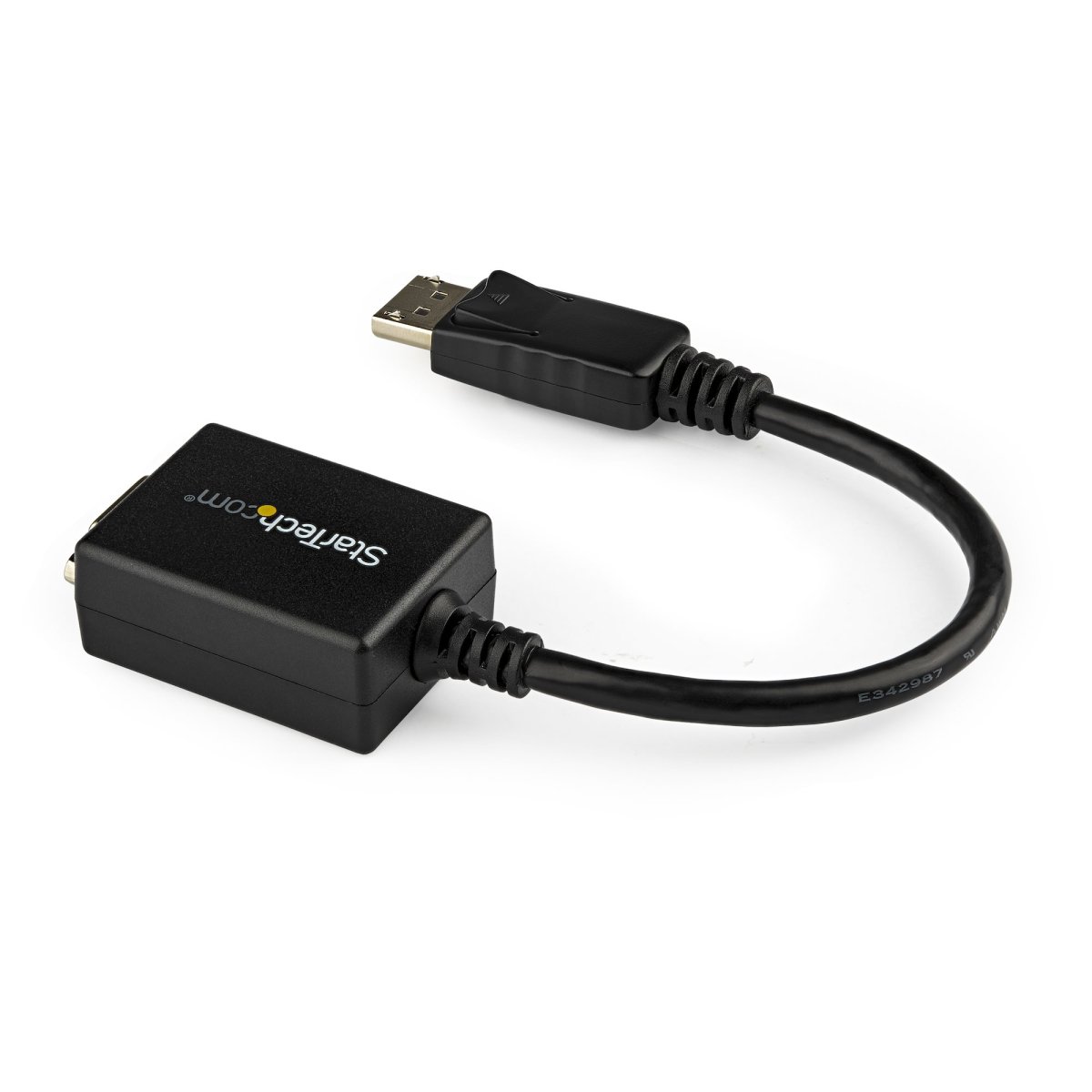 Cable Convertidor de Video 22.5cm DisplayPort a VGA Startech DP2VGA2, Hasta 1920x1200 60Hz, Color Negro - imagen 2
