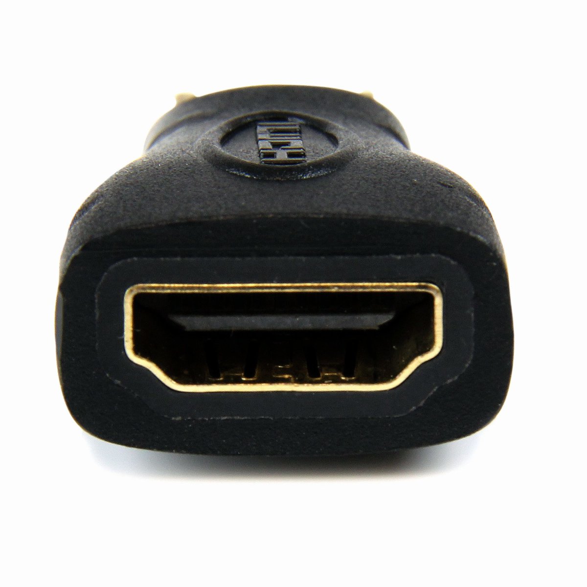 Adaptador de Video Mini HDMI a HDMI Startech HDACFM, Hasta 4K 30Hz, 1080p 120Hz, Chapado en Oro, Color Negro - imagen 2