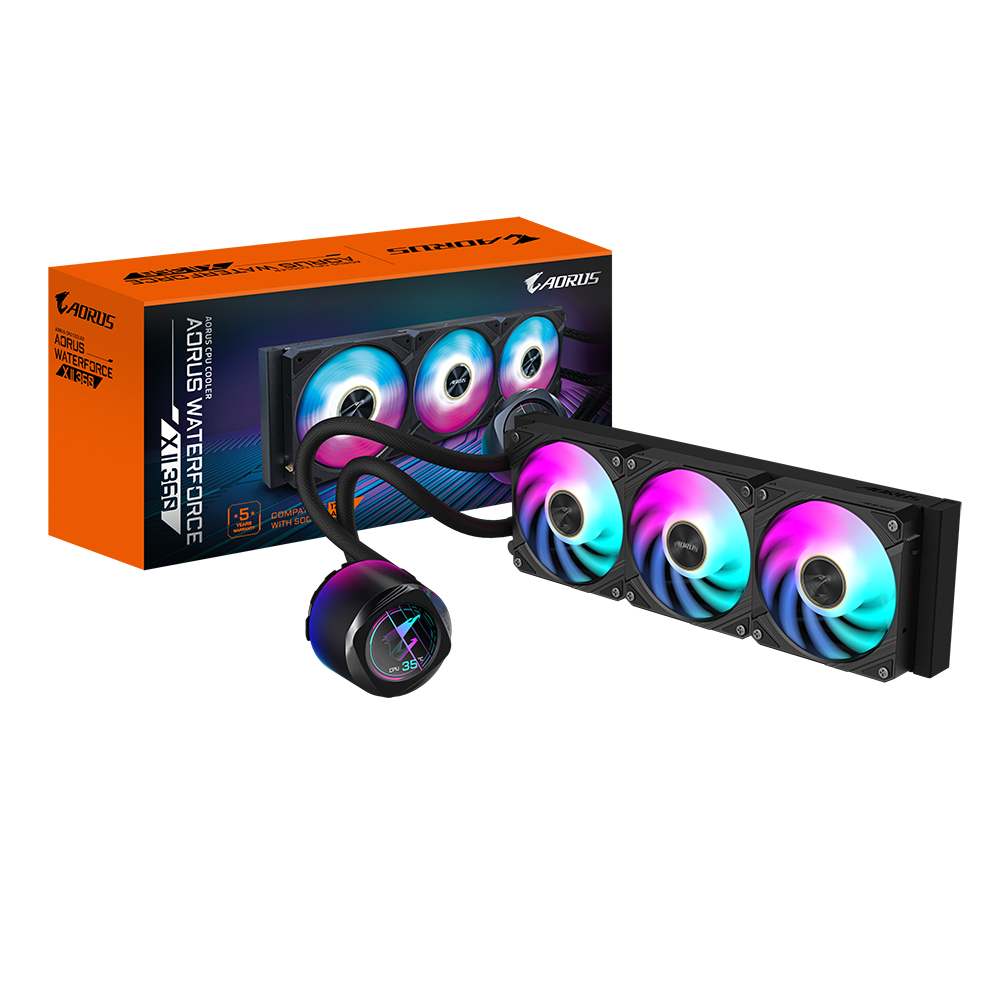 AIO AORUS Waterforce X II 360 Negro - imagen 4