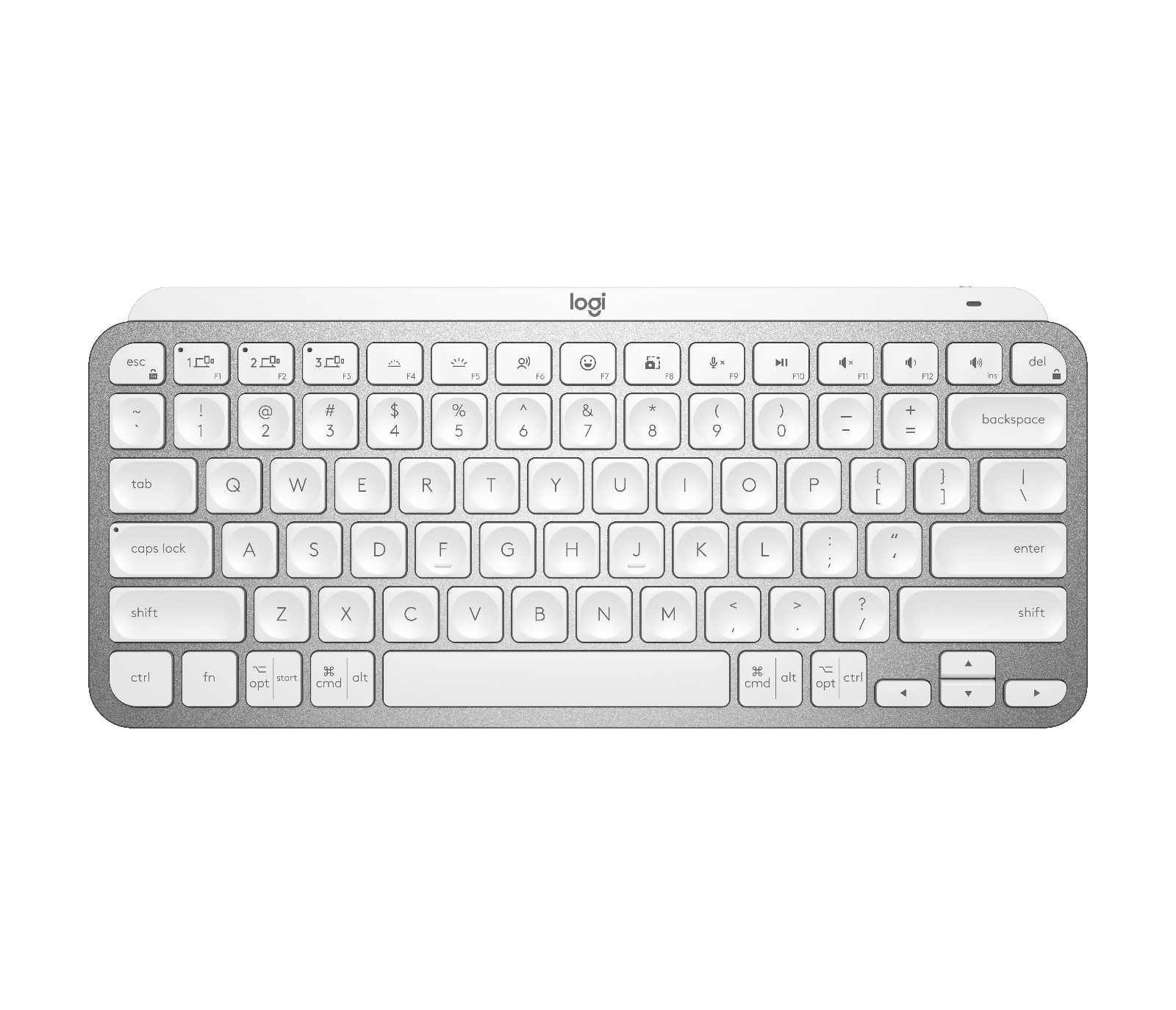 Teclado Logitech MX Keys Mini blanco