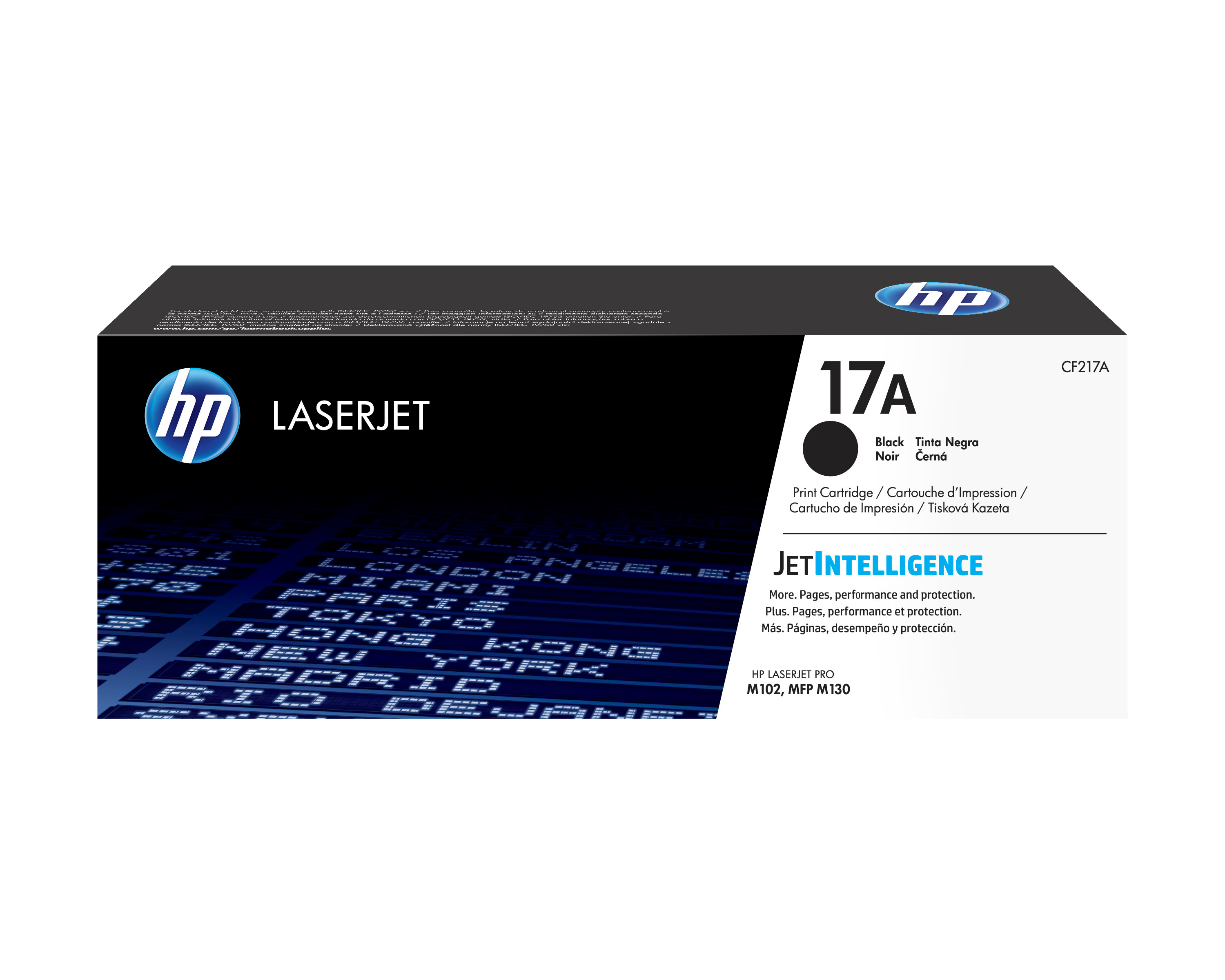 TÓNER HP 17A - 1600 PÁGINAS, NEGRO, CF217A