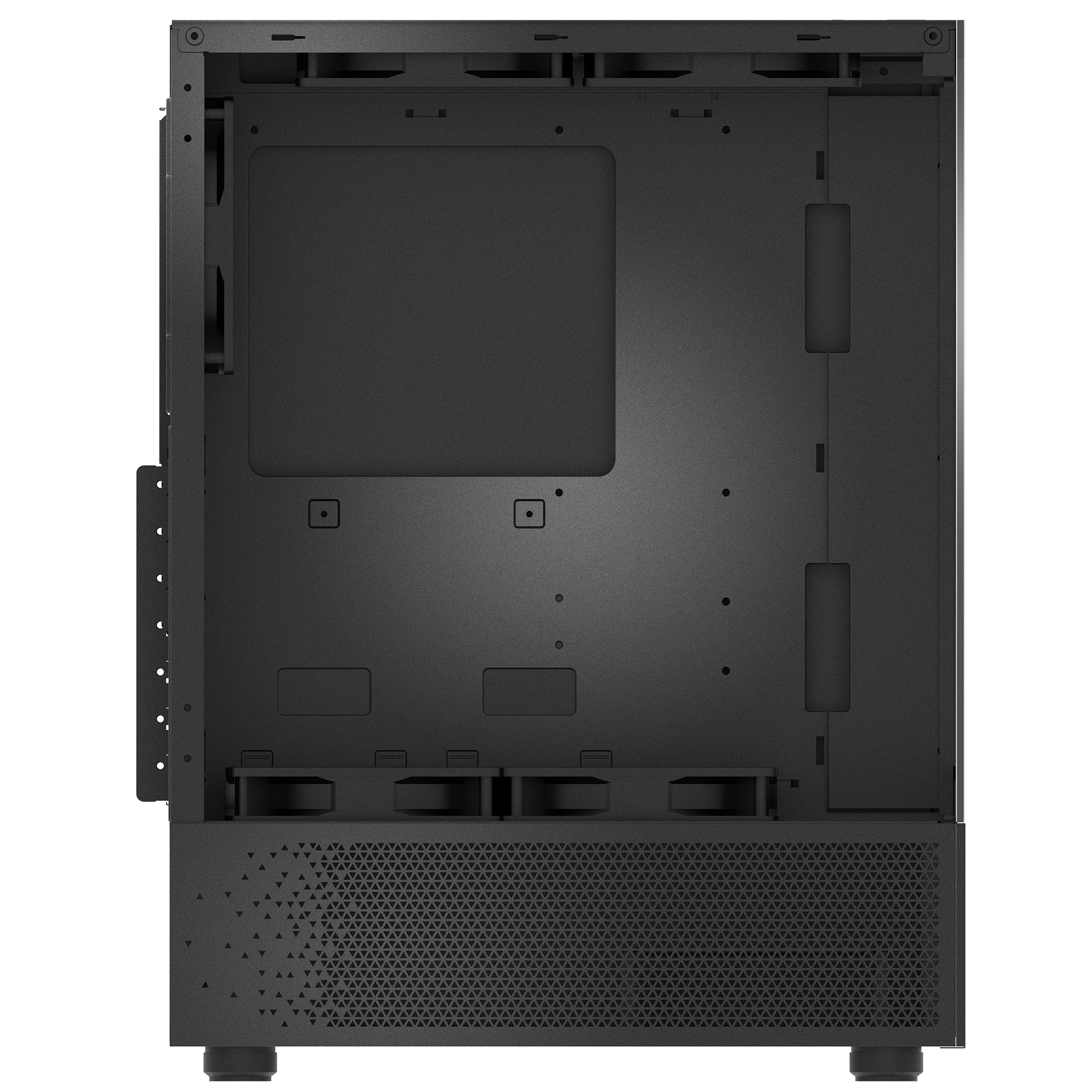 Gabinete Micro-ATX XPG Invader X Mini, Cristal Templado, Incluye 5 Fans ARGB, Sin Fuente, Color Negro - imagen 3