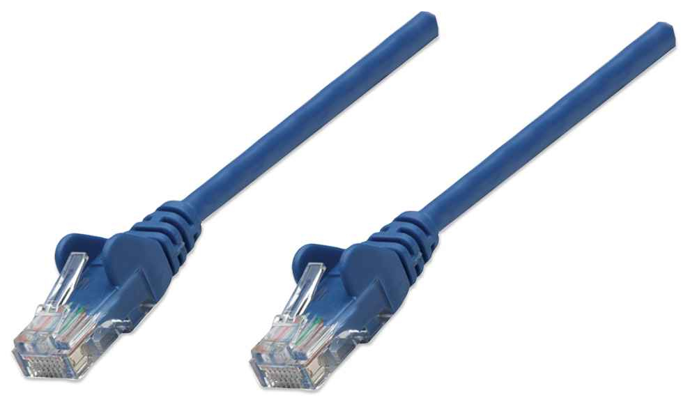 Patch Cord Cat5e 7.6m Intellinet 319874, Hasta 1000Mbps, Color Azul