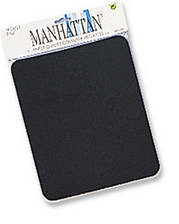 MousePad de Espuma Manhattan 423533, Negro, 6mm, Sin Reposamuñecas - imagen 1