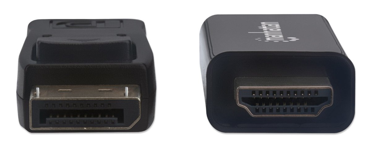 Cable Adaptador de Video 1.8m DisplayPort a HDMI Manhattan 152679, 1080p 60Hz, Color Negro - imagen 3
