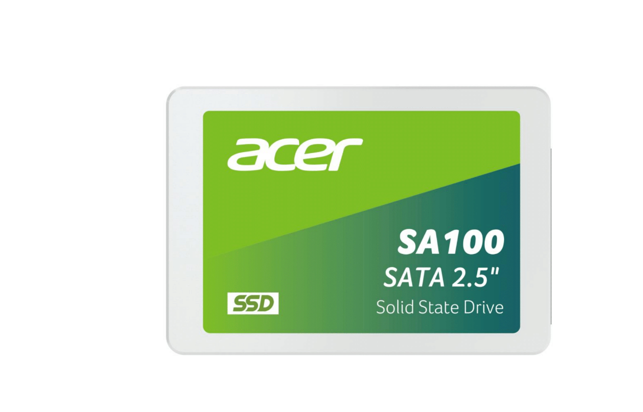 SSD SATA 2.5" 240GB Acer SA100, Lectura 550MB/s Escritura 450MB/s. BL.9BWWA.102