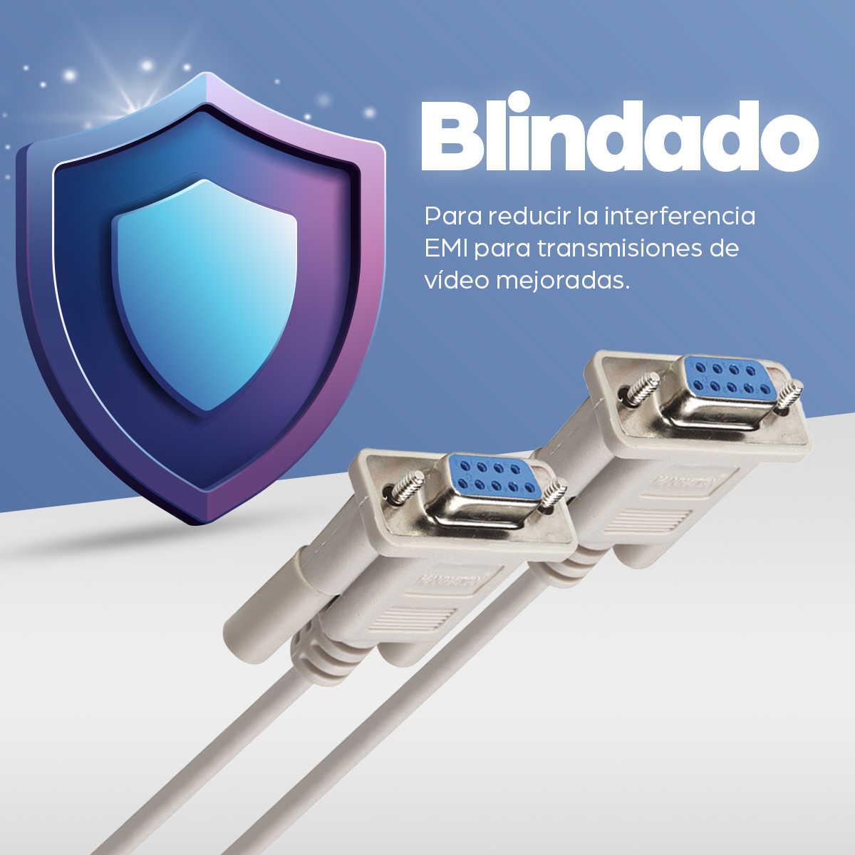 Cable Módem Nulo Manhattan 301404, DB9 Hembra a DB9 Hembra, 1.8m - imagen 2