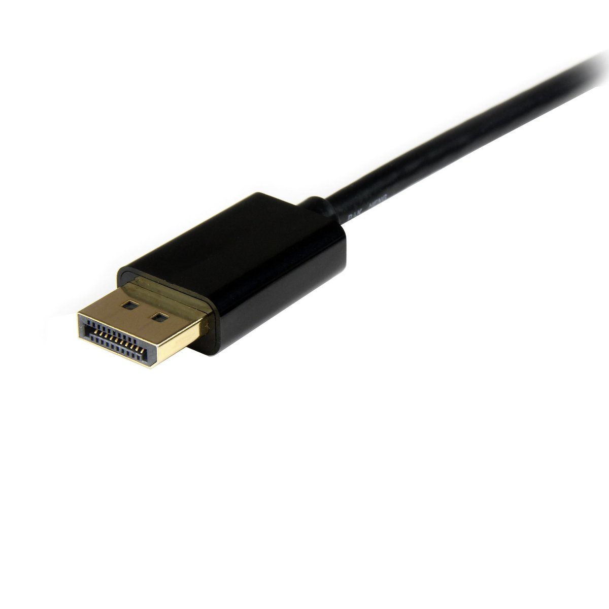Cable Adaptador de Video 1m Mini DisplayPort a DisplayPort 1.2 Startech MDP2DPMM1M, 4K 60Hz, Color Negro - imagen 3