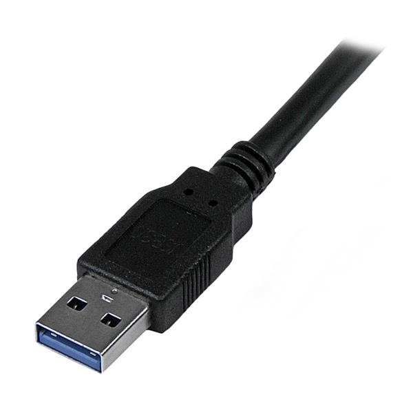 Cable USB-A 3.0 a USB-A 3.0 3m Startech USB3SAA3MBK, 5Gbps, Color Negro - imagen 2