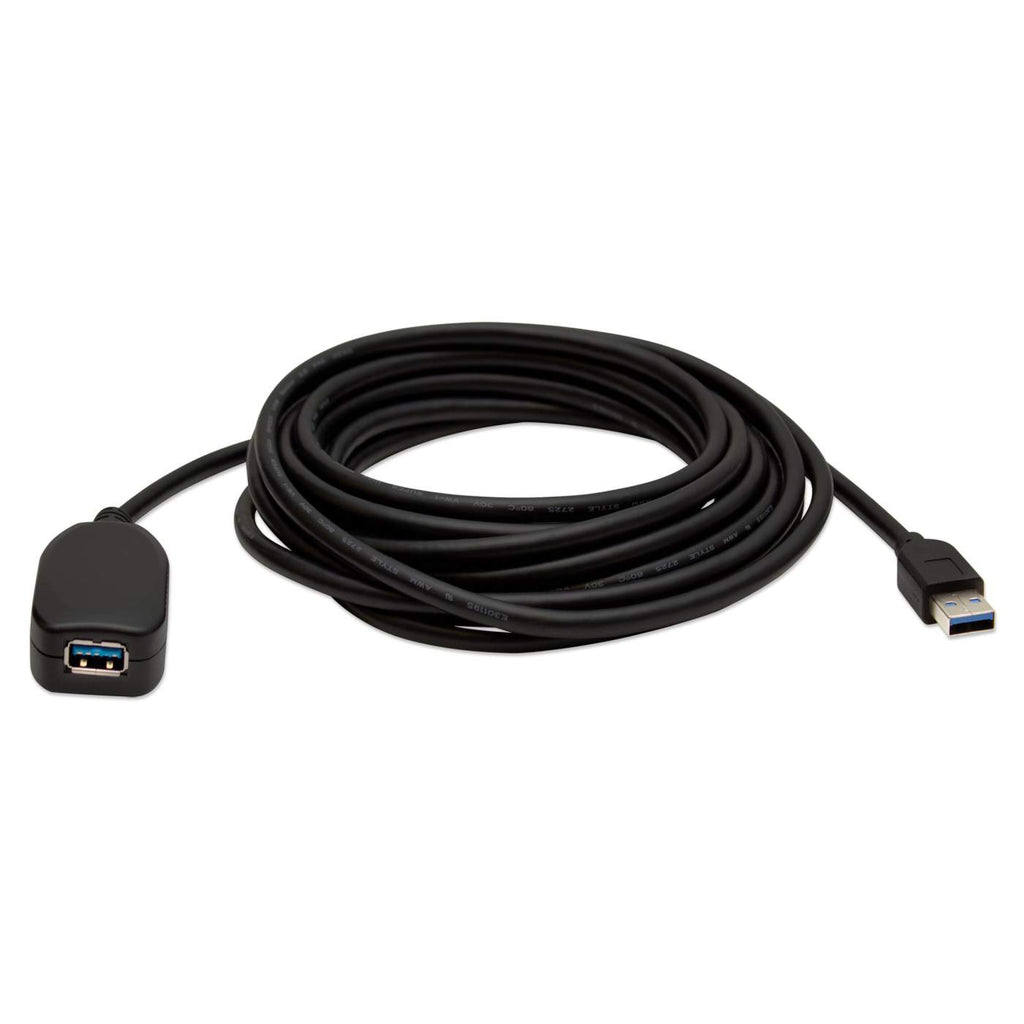 Extension Activa USB-A 3.0 5m Manhattan 150712, 5Gbps, Color Negro - imagen 3